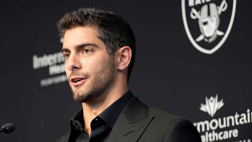 Jimmy Garoppolo ready to get started for Raiders after brief delay