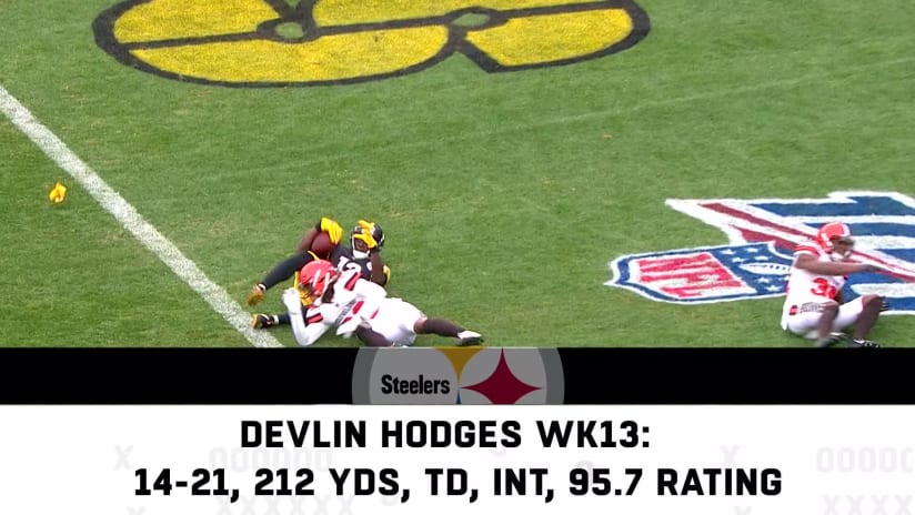 Pittsburgh Steelers: Devlin Hodges Could Have Big Week 14