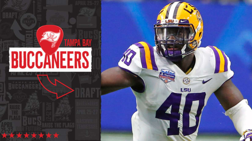 Buccaneers choose linebacker Devin White at No. 5
