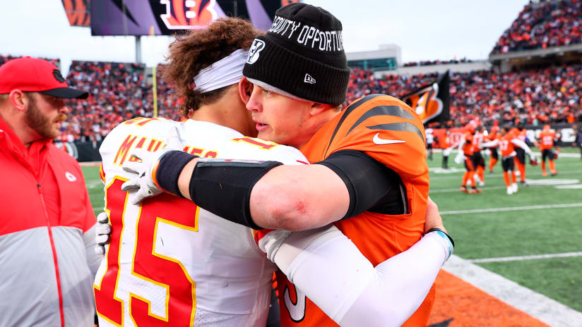 Bengals' Joe Burrow joins Josh Allen in declaring Patrick Mahomes