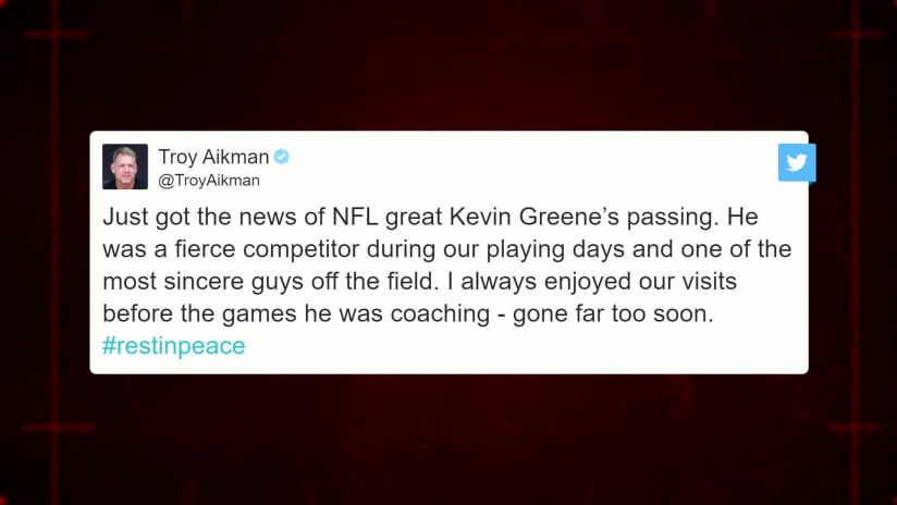 Former #Rams, #Steelers, #Panthers, and #49ers Hall of Fame pass-rusher Kevin  Greene has passed away at the age of 58. Greene holds the NFL…