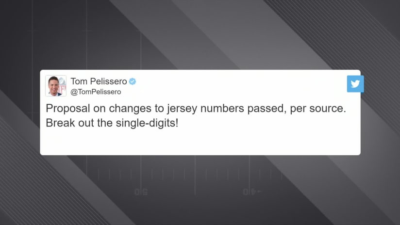 NFL owners pass rule expanding eligible jersey numbers for certain positions