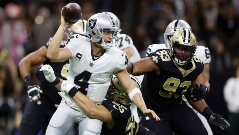 Saints name seven captains for 2023, headlined by Derek Carr - NBC Sports