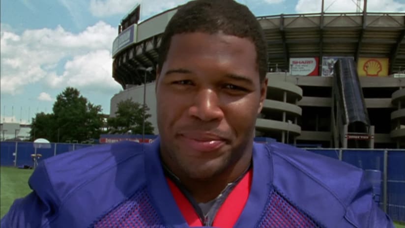 Michael Strahan's No. 92 to be retired November 28 vs. Eagles