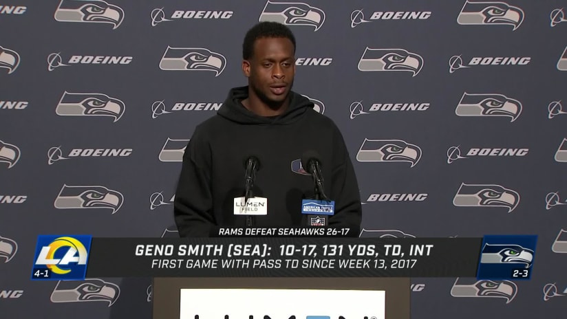 Geno Smith does 'incredible job' replacing Russell Wilson as