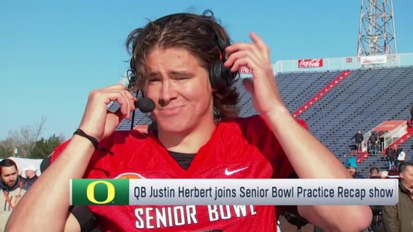 Senior Bowl Daily Notebook: Justin Herbert Shows He's a Clear Top