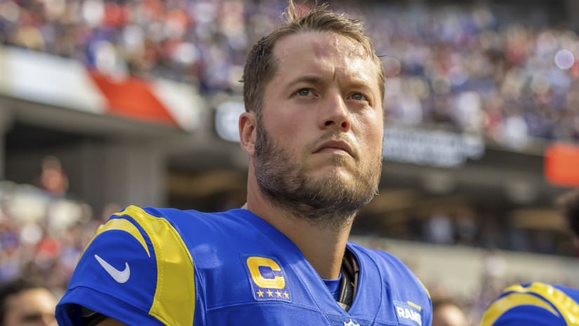 Rams QB Matthew Stafford in concussion protocol, status vs. Cardinals in  question