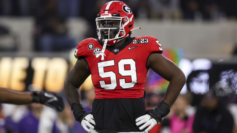 Steelers select Georgia OT Broderick Jones with No. 14 pick