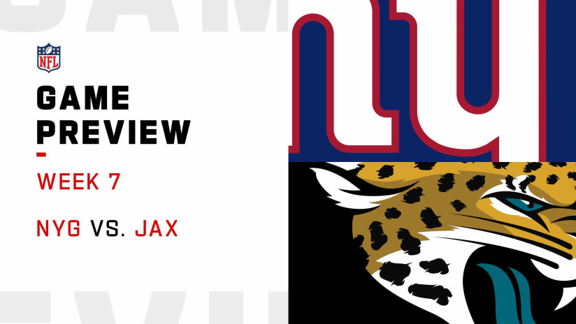 New York Giants vs. Jacksonville Jaguars betting odds NFL Week 7 game