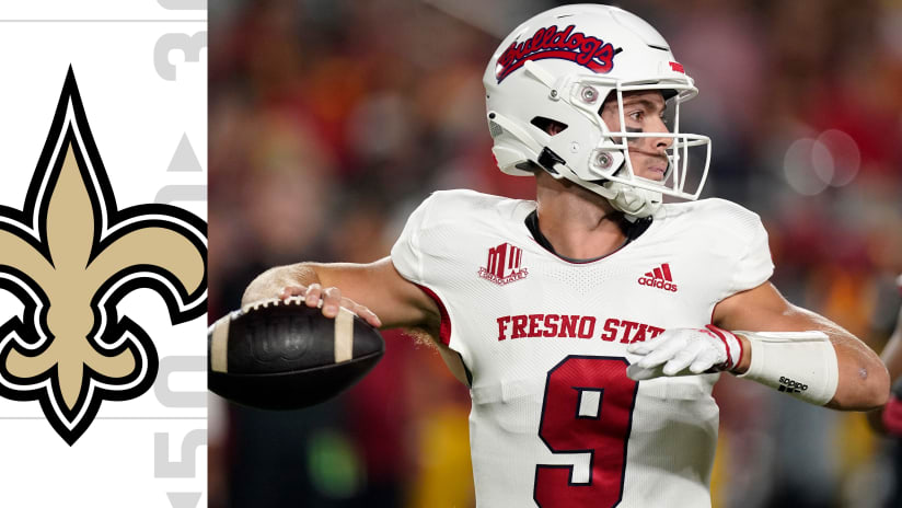 2023 NFL DRAFT: Saints select Fresno St. QB Jake Haener in 4th round (No.  127 overall)