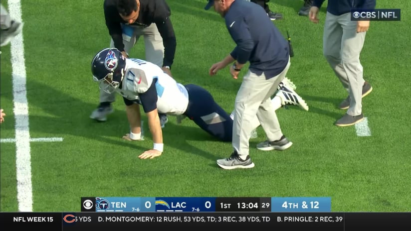 Titans' Ryan Tannehill in Walking Boot After Suffering Ankle