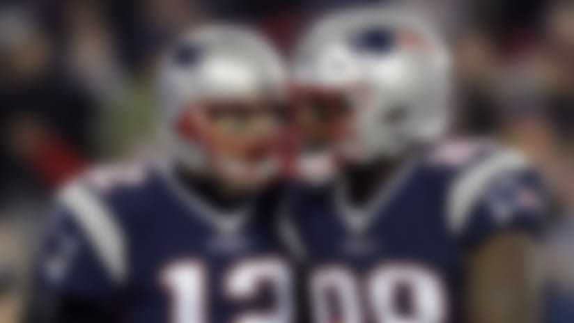 Six of Bennett's career-high seven touchdown catches this season came from QB Tom Brady.