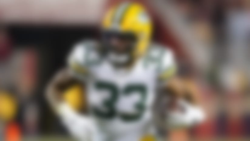 Jones is coming off a monster season that saw him score 19 times and finish second in fantasy points among running backs. So, regression was already a virtual guarantee in 2020. Now, he could wind up losing some touches (not a lot, but some) to rookie A.J. Dillon. With Jamaal Williams also in the mix, Jones has lost some of the luster he gained a season ago. I still like him as a top-15 pick, but his value took a hit.