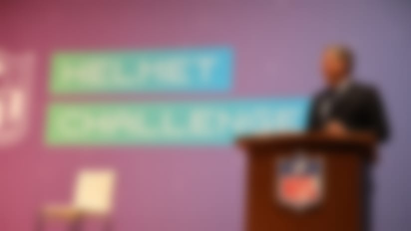 U.S. Representative of Ohio’s 13th district, Tim Ryan, welcomes participants at the NFL Helmet Challenge Symposium. Thursday, Nov. 14, 2019 in Youngstown, Ohio.