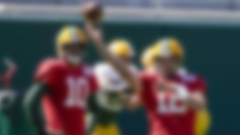 Despite not being activated all of his rookie season, Love learned plenty through Aaron Rodgers' tutelage. (Morry Gash/Associated Press)