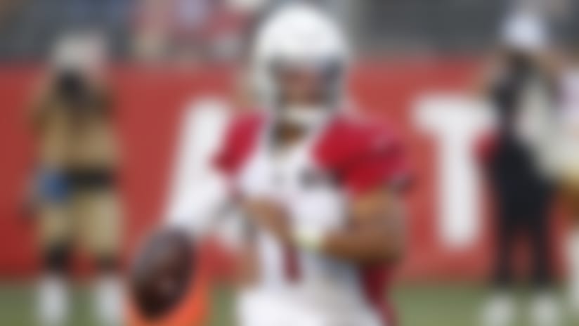 Arizona Cardinals quarterback Kyler Murray (1) against the San Francisco 49ers during an NFL football game in Santa Clara, Calif., Sunday, Nov. 17, 2019. (AP Photo/John Hefti)