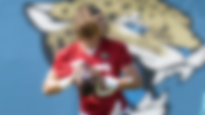 Jacksonville Jaguars quarterback Trevor Lawrence performs a drill during an NFL football practice, Tuesday, June 15, 2021, in Jacksonville, Fla. (AP Photo/John Raoux)