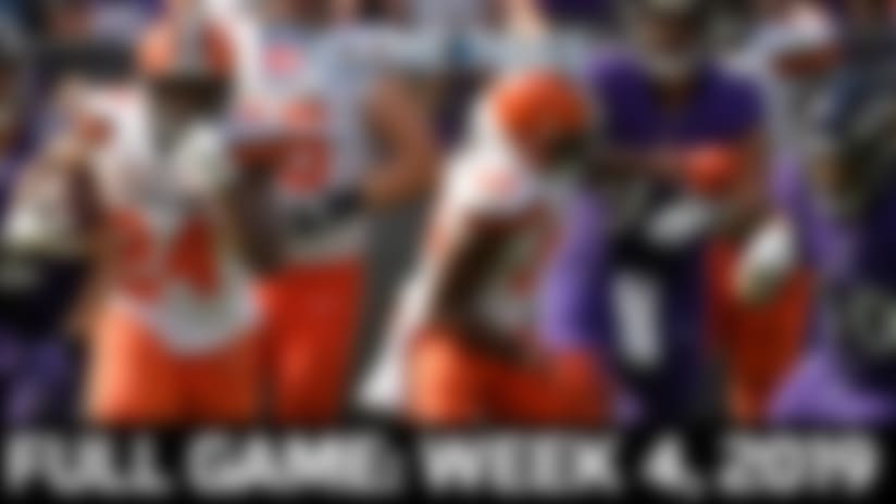 Full NFL Game: Browns vs. Ravens - Week 4, 2019 | NFL Game Pass