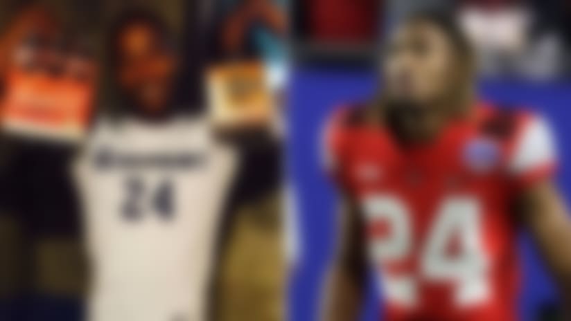 Shaun Wade has kept the memory of Coby Wright alive by wearing No. 24 at Ohio State, the same number Wright wore during is AAU basketball days before his death. (Photos: Travis Moss and Associated Press)