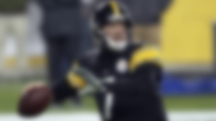 Pittsburgh Steelers quarterback Ben Roethlisberger (7) throws a pass against the Cleveland Browns during an NFL wild-card playoff football game, Sunday, Jan. 10, 2021 in Pittsburgh. The Browns defeated the Steelers 48-37. (Paul Spinelli via AP)