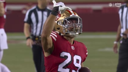 San Francisco 49ers punter Mitch Wishnowsky (18) runs after a