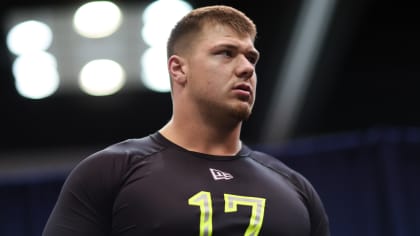 Tampa Bay Buccaneers guard Luke Goedeke (67) is seen during an NFL