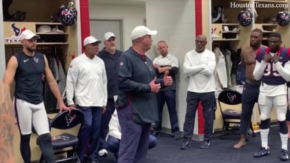 Locker Room Celebration Following Victory Over Jaguars