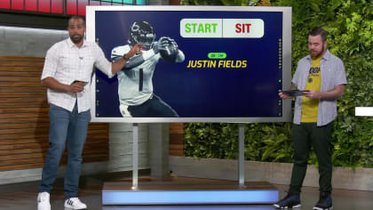 NFL Network's Michael F. Florio explains his start 'em, sit 'em decision on  quarterback Justin Fields of the Chicago Bears in Week 4 vs. the Denver  Broncos