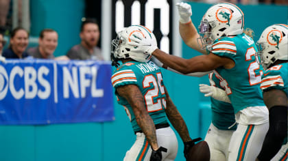 Miami Dolphins linebacker Sam Eguavoen (49) comes off the field after an  NFL football game against the Tennessee Titans, Sunday, Jan. 2, 2022, in  Nashville, Tenn. (AP Photo/John Amis Stock Photo - Alamy