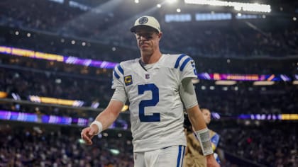 Colts bench quarterback Matt Ryan for second time this season, hand  starting job to Nick Foles - The Boston Globe