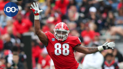 Watch: Georgia DL Jalen Carter blocks 3 Razorbacks