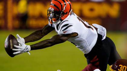 Atlanta Falcons wide receiver Auden Tate (19) warms up before a preseason  NFL football game against the New York Jets Monday, Aug. 22, 2022, in East  Rutherford, N.J. (AP Photo/Adam Hunger Stock