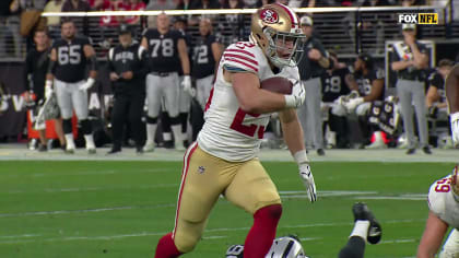 San Francisco 49ers guard Aaron Banks (65) blocks during an NFL