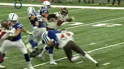 Tampa Bay Buccaneers linebacker Andre Anthony (46) and linebacker