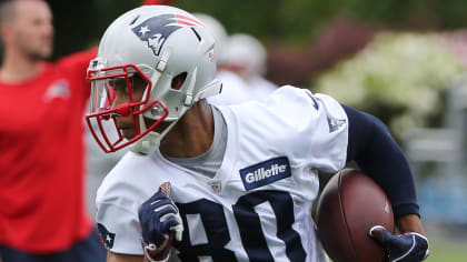 New England Patriots wide receiver Malcolm Mitchell (19) is