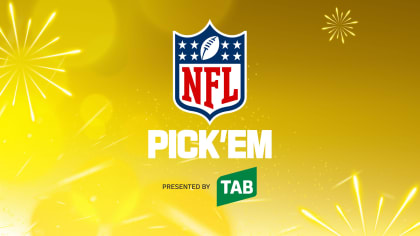 Sign up for NFL Pick 'Em to predict game winners!