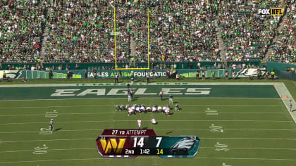 Washington Commanders kicker Joey Slye makes 38-yard FG with ease