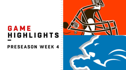 Lions-Browns recap: 4 winners, 3 losers from the final preseason