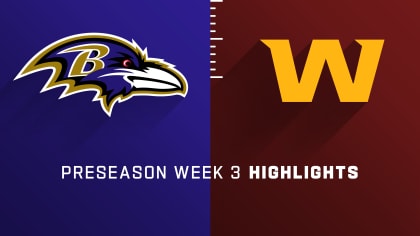 Redskins vs. Ravens Highlights  NFL 2018 Preseason Week 4 