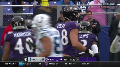 Baltimore Ravens kicker Justin Tucker nails 62-yard field goal to end the  half