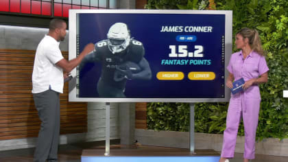 Projecting James Conner's point total in Week 4