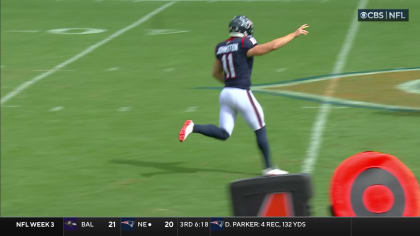 Houston Texans safety M.J. Stewart (29) takes his stance during an