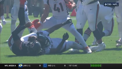 Denver Broncos linebacker Nik Bonitto gets second sack of Minnesota Vikings  quarterback Kellen Mond in as many snaps