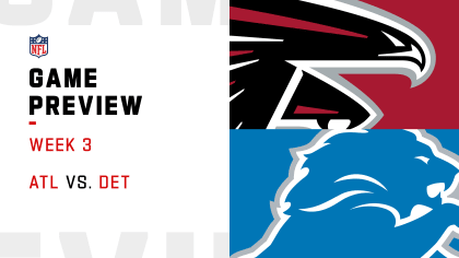 Atlanta Falcons vs. Detroit Lions, Week 3 Game Preview