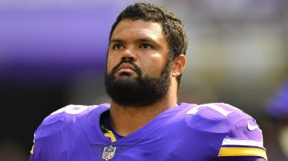 Minnesota Vikings offensive guard Dakota Dozier (78) blocks during the  first half of an NFL preseason