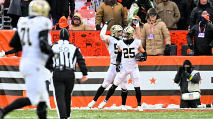 Daniel Sorensen of the New Orleans Saints stands on the field during