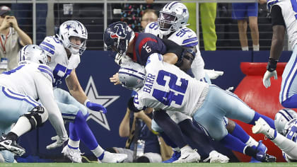 Dallas Cowboys linebacker Anthony Barr (42) is seen during the first half  of an NFL football