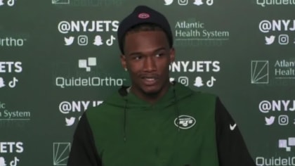 New York Jets wide receiver Garrett Wilson details how quarterback