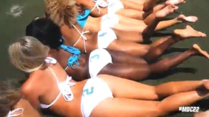 Miami Dolphins cheerleaders lip sync Taylor Swift's '22' in