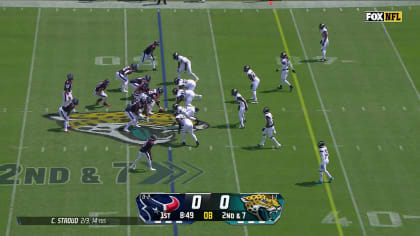 Can't-Miss Play: Houston Texans quarterback C.J. Stroud's 46-yard launch  hits wide receiver Tank Dell inside 5-yard line